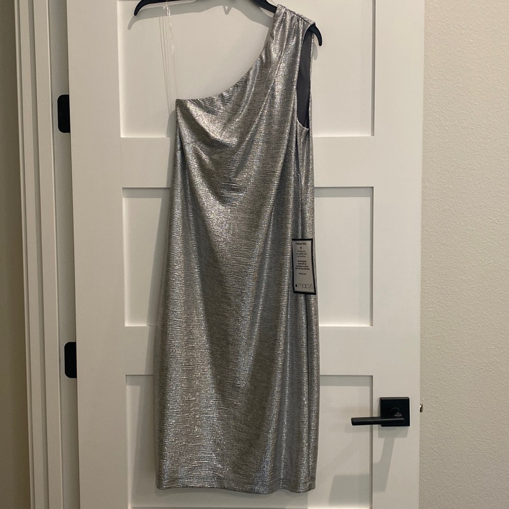 NWT Metallic Cocktail Dress